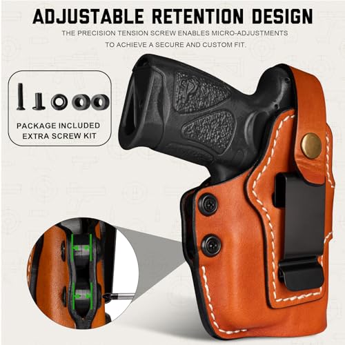 Universal Leather Holster for M&P Shield 9mm