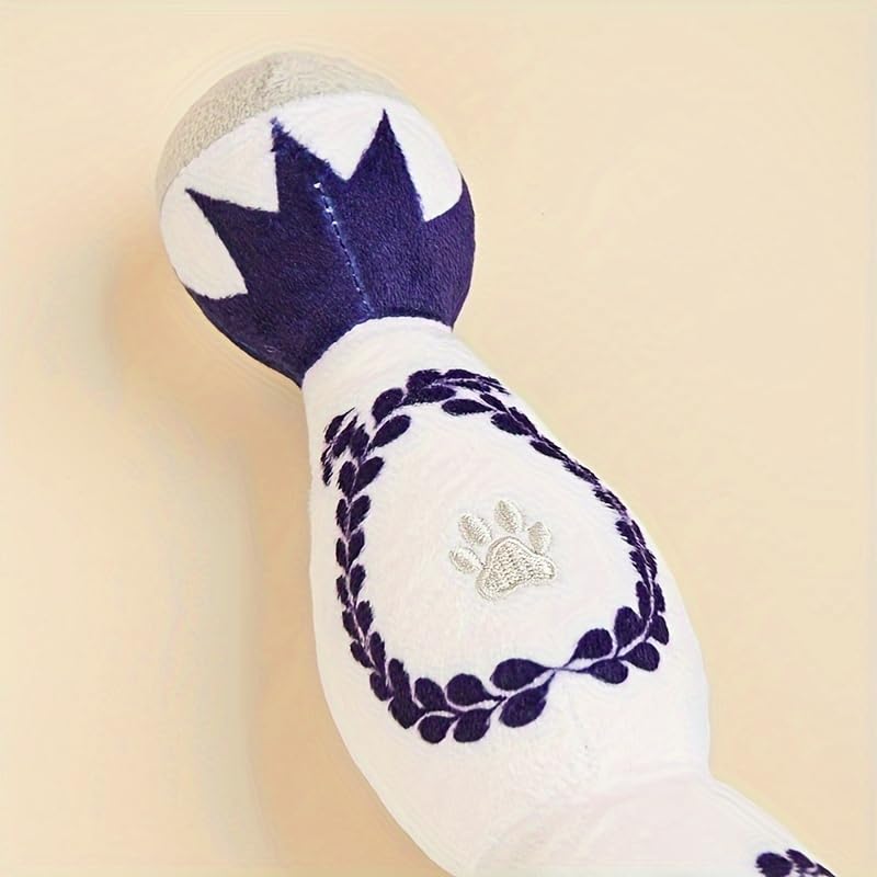 Jouet interactif en Peluche couineur for Chien, 1 pièce – Jouet à mâcher for Animaux de Compagnie en Peluche Durable, Design Unique en Vase en Porcelaine