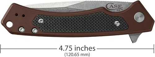 Miniatura 2 de Case xx Knives Marilla Frame Lock 25885 Cuchillo de bolsillo S35VN de aluminio marrón