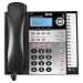 AT&T 1070 4-Line Expandable Corded Phone System with Caller ID/Call Waiting and Speakerphone, 1 Handset, Black/Silver (Renewed)