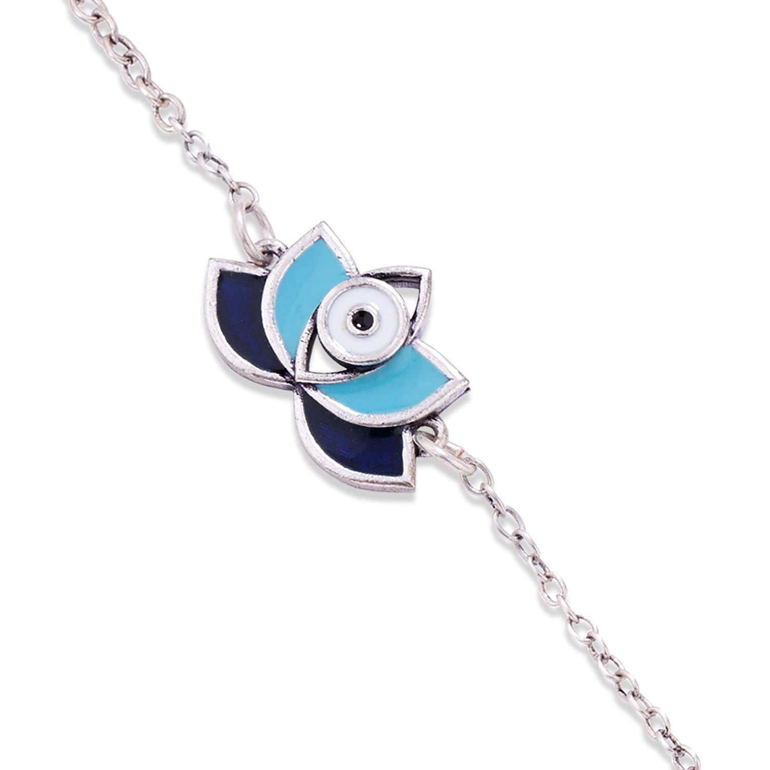 See full amazon price history chart for Voylla Oxidised Silver Plated Brass Stylish Enamel Evil Eyes Lotus Motif Bracelet for Women and Girls Voylla Oxidised Silver Plated Brass Stylish Enamel Evil Eyes Lotus Motif Bracelet for Women and Girls (B08VNDRJC1) Amazon Price History, Amazon Price Tracker