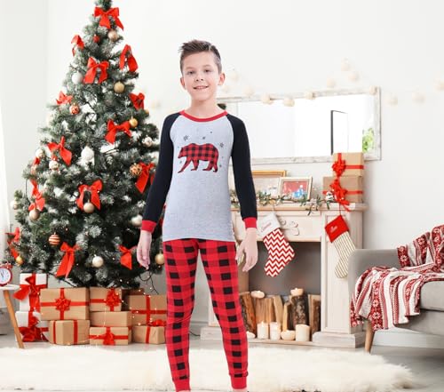 Dolphin&Fish Kids Christmas Pajamas Boys Christmas Pajamas Girls Pjs Holiday Clothes.3