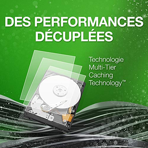 Seagate BarraCuda Pro, 1 To, Disque Dur Interne Hautes Performances HDD – 2,5" SATA 6 Gbit/s 7 200 tr/min, 128 Mo de mémoire cache, pour PC, services Rescue valables 2 ans (ST1000LM049)