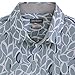 Van Heusen Everyday Defense Folsen Bold Leaf Short Sleeve Shirt, Ashley Blue, M