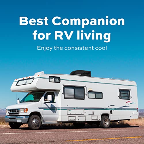 Fogatti Rv Ac Unit 15000 Btu Non-Ducted Roof Top Air Conditioner 115V(Ac) For Camper Including Air Distribution Box And Instacool Series Black thumb #6