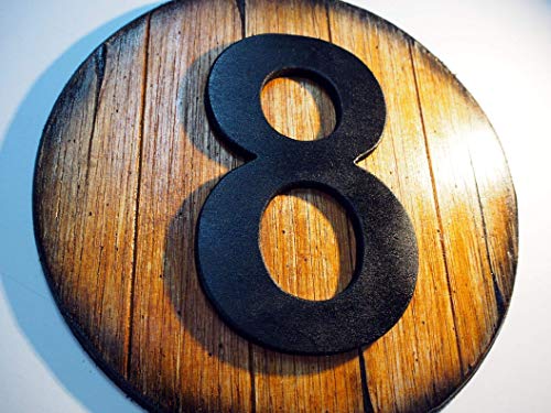 Custom Address Plaque Inspired By Old Wine & Whiskey Barrels, Rustic House Address Signs, Made Of Distressed Wood, House Numbers, Address Sign, Cabin, Cottage, Housewarming Gift #TOP6