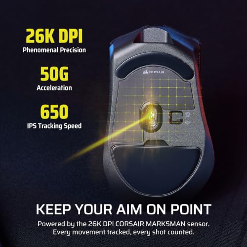 Corsair Harpoon v2 Wireless Gaming Mouse – Black - image 4