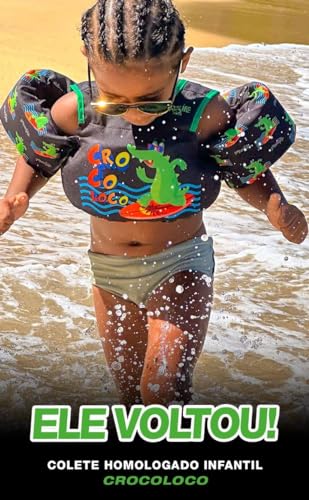 Boia de Braço e Colete Salva-Vidas Infantil Homologado PROLIFE CK01 Crocoloco
