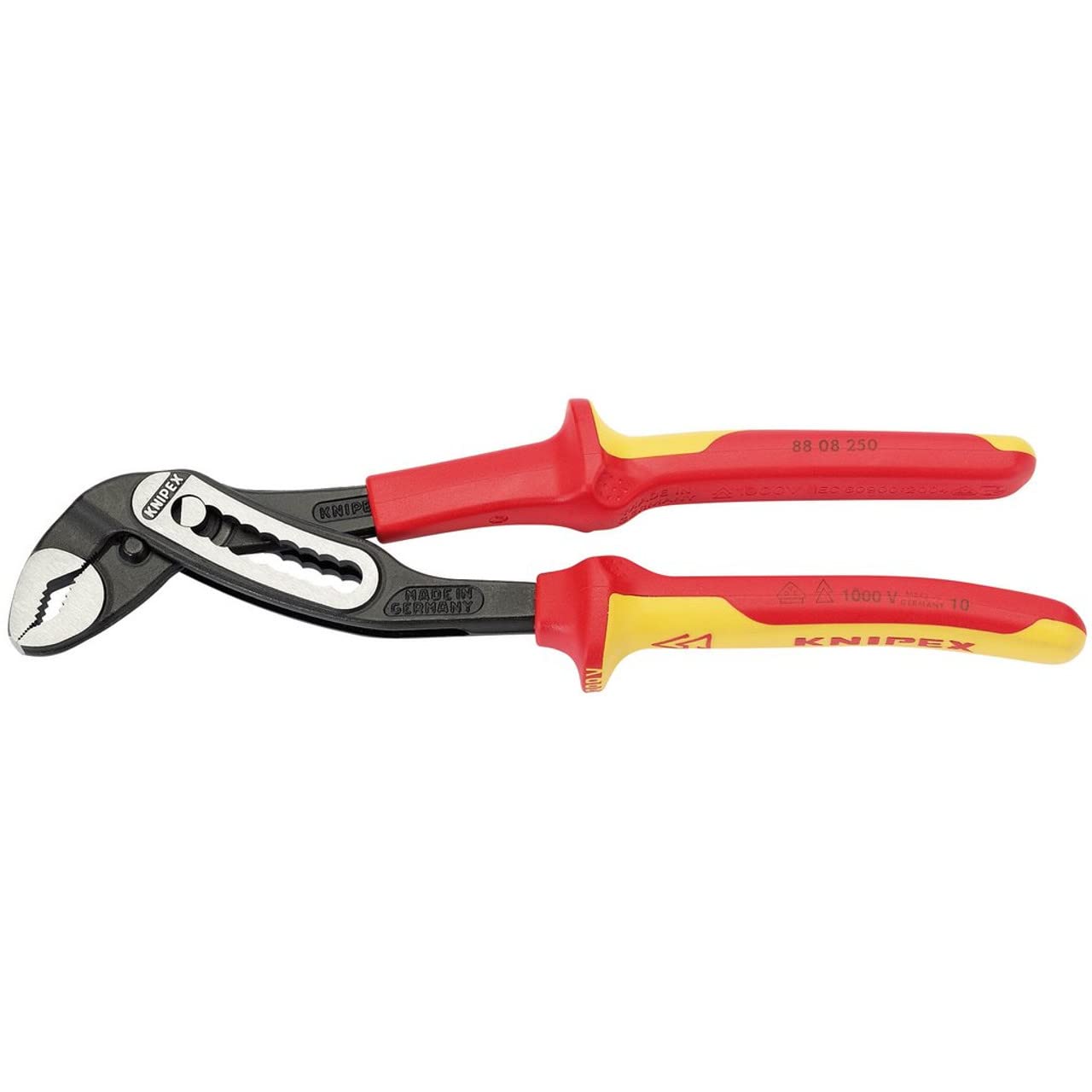 Knipex Alligator 88 08 250Uksbe Vde Fully Insulated Waterpump Pliers, 250Mm
