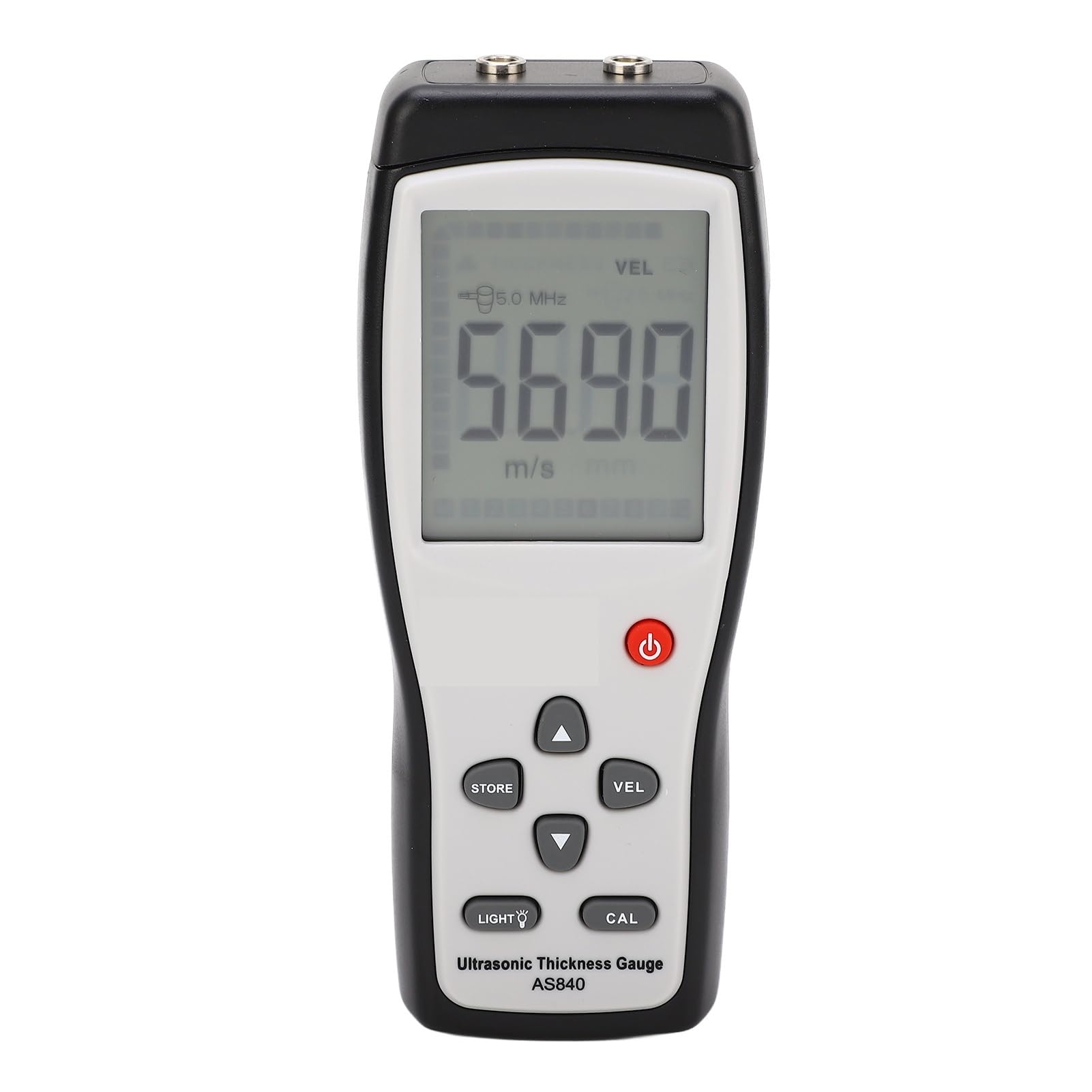 Thickness Gauge Digital Ultrasonic Thickness Gauge Sound Velocity Meter Auto Calibration High Precision Metal Depth Tester