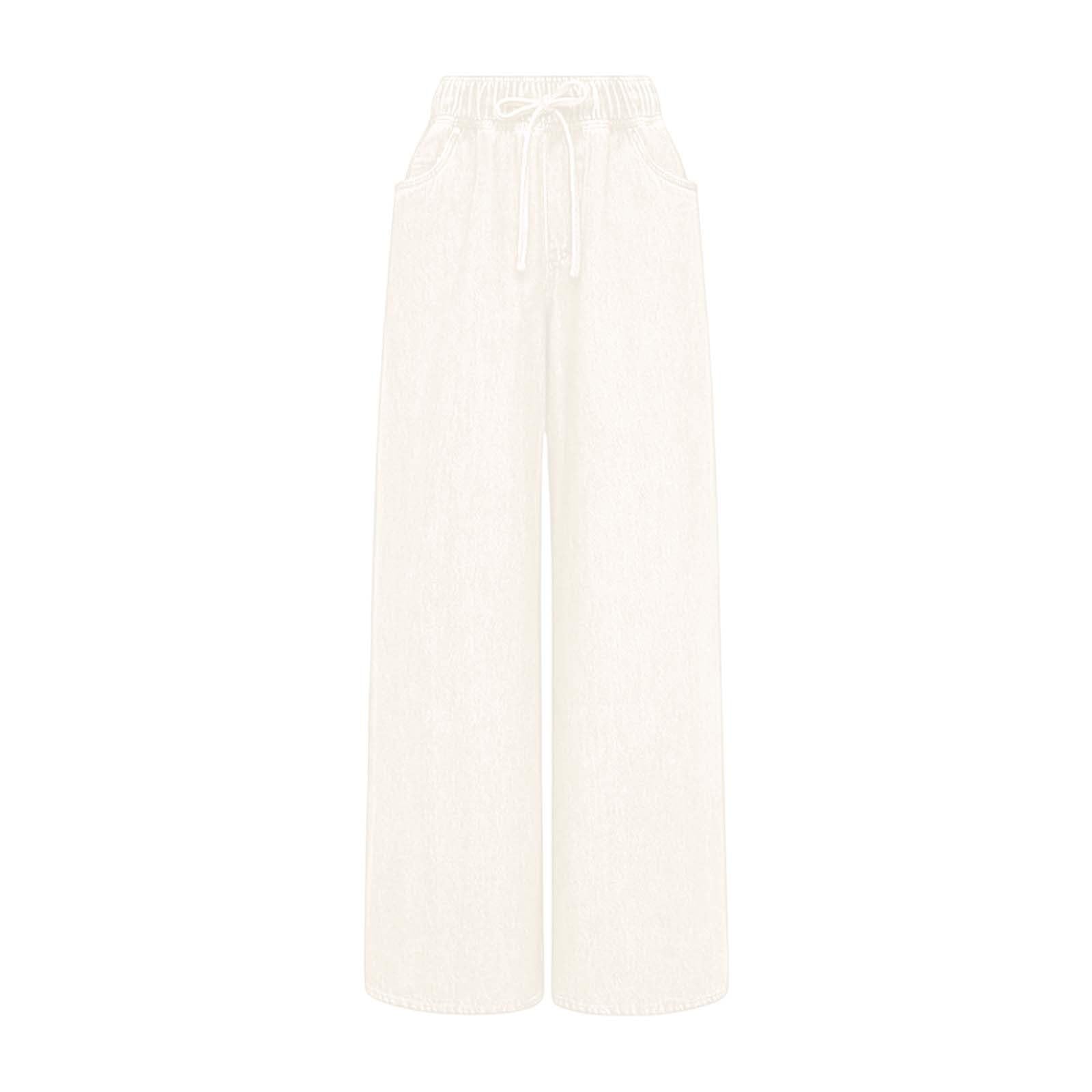 Pantalones De Verano Mujer Verano, Pantalones Vaqueros Mujer Anchos, Retro Tiro Bajo Sin EláSticos Lavados Y Pierna Recta OtoñO Pierna Ancha La Calle Pantalón Deportivo Pantalon Pirata