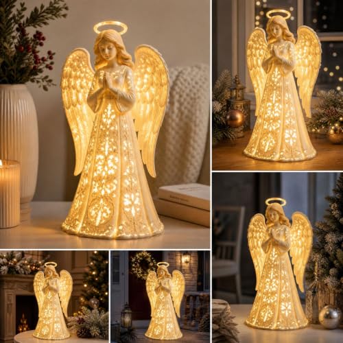 7.87in Christmas Angel Night Light, Angel Led Lights, Christmas Decorations - image 6