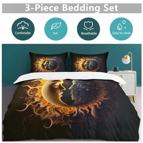 Housse de couette microfibre douce et zippée contre le linge froissé - 6