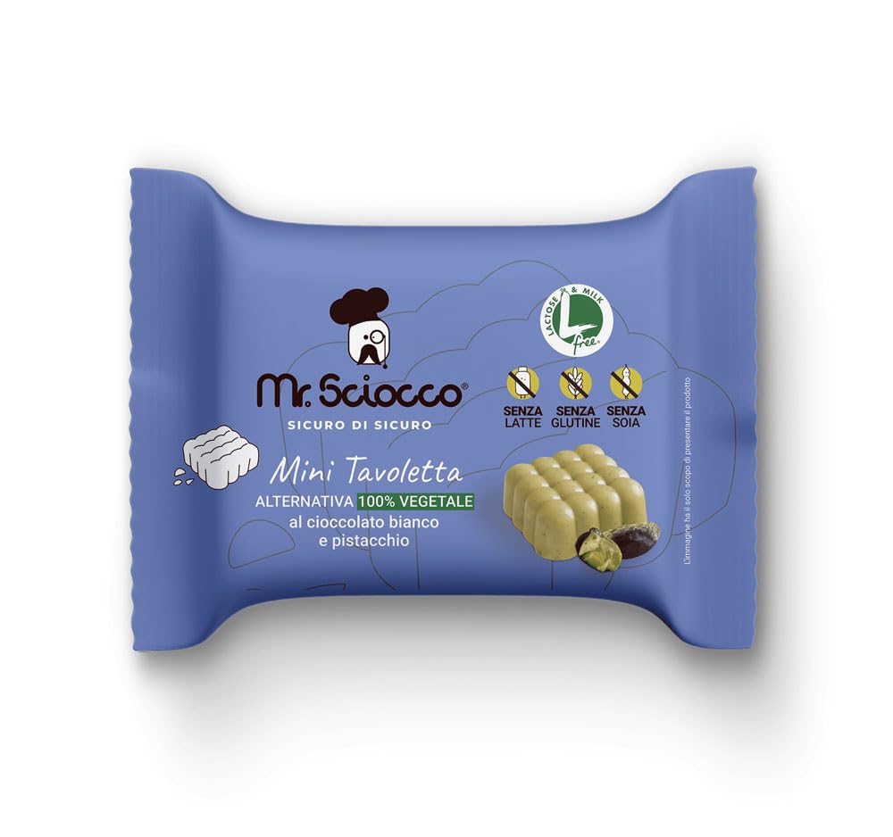 confezione regalo prodotti Mr.Sciocco TUTTI ALTERNATIVA 100% vegetale al cioccolato: mini tavolette gusti assortiti, ovetto, crema spalmabile, tavoletta Senza Glutine, Senza Latte e Lattosio