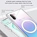 Clear Magnetic Phone Case for Samsung Galaxy Note 10, 6.3-Inch Compatible with MagSafe Shockproof Protection Anti-Yellowing TPU PC Cover Bumper Wireless Charging Compatible