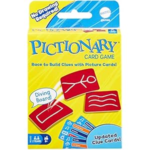 Mattel Games Pictionary Card Game, Makes a Great Gift for Kid, Family or Adult Game Night, 8 Years and Older