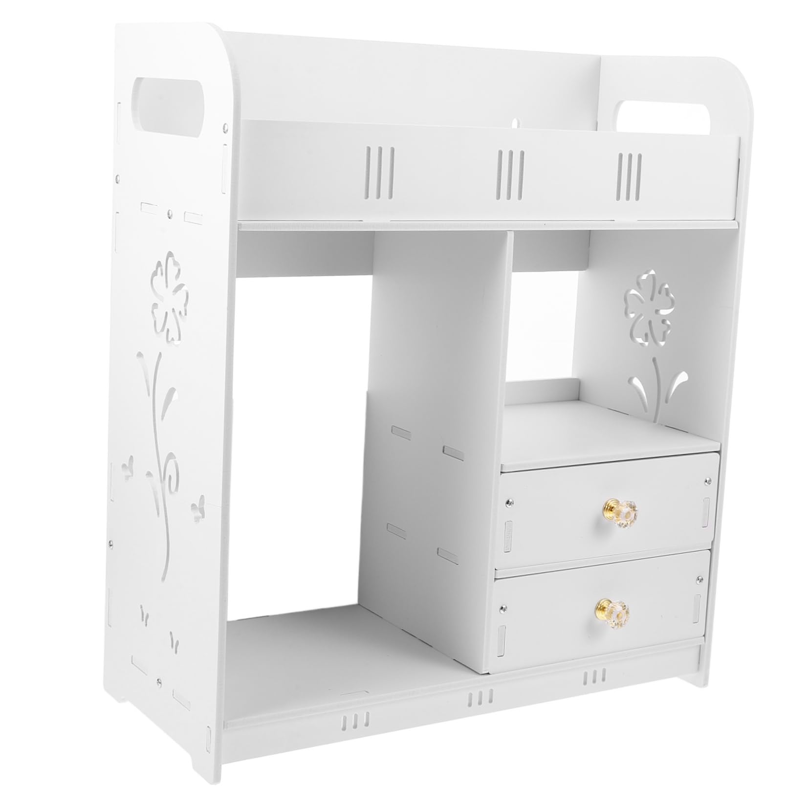 Étagère de rangement murale moderne pour optimiser les petits coins de toilette