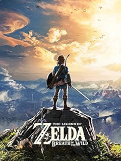 The Legend of Zelda WDC100001 Breath of The Wild-Sunset Canvas Print, Cotton Blend, Multi-Colour, 60 x 80 x 3.2 cm