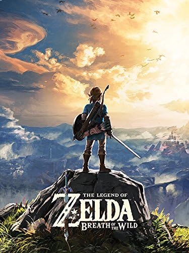 The Legend of Zelda WDC100001 Breath of The Wild-Sunset Canvas Print, Cotton Blend, Multi-Colour, 60 x 80 x 3.2 cm
