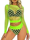 Sexy fishnet Underwear set, 90% nylon 10% spandex