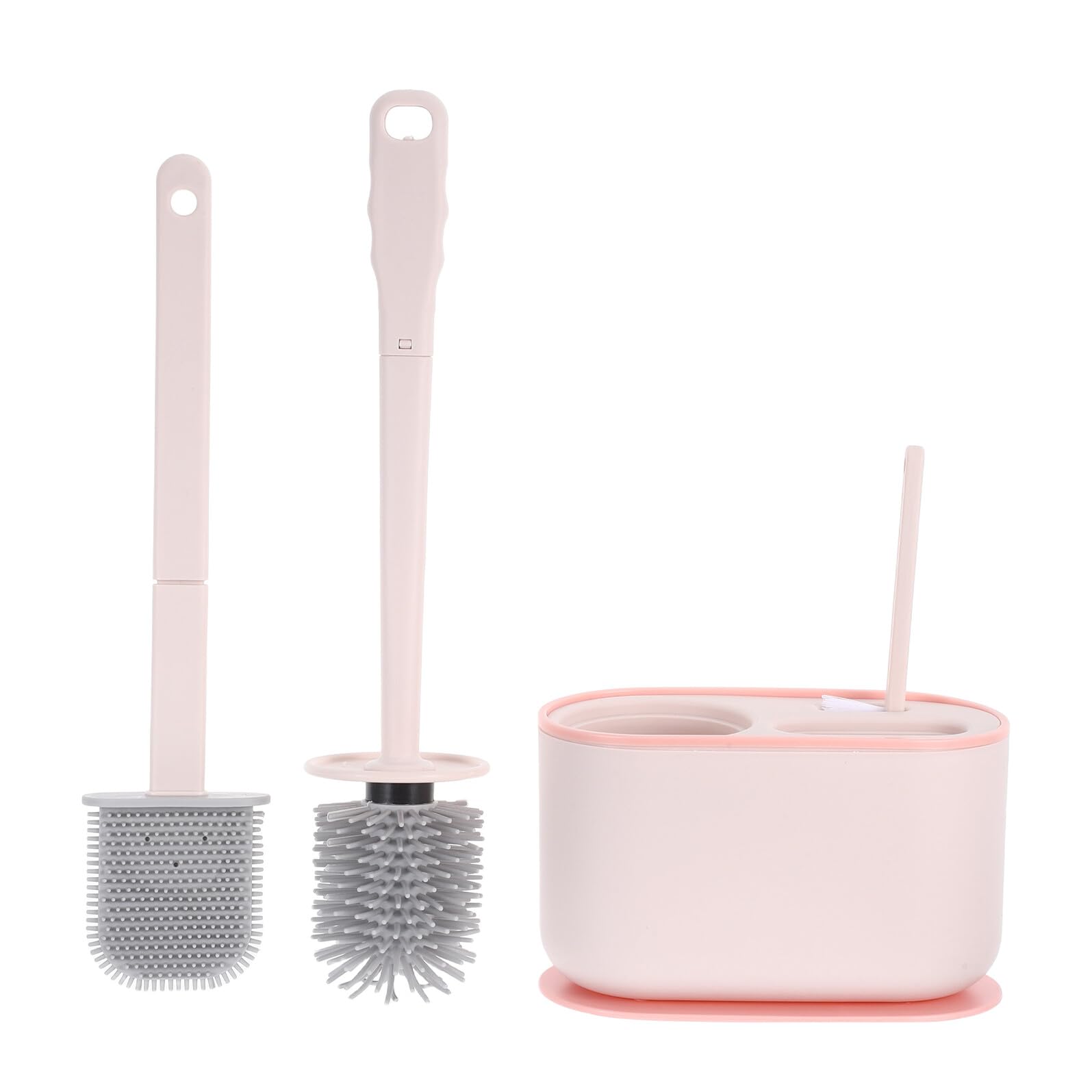 Escobilla de Baño de Pared Mango de Escobilla y Soporte para Inodoro para Inodoro para Baños Domésticos y Comerciales
