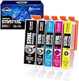 canon pixma mg5750 manual Nuestro reemplazo de cartuchos de tinta 570XL 571XL compatible produce colores brillantes y efectos de impresión en negro nítido.