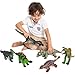 JOYIN 6Pcs Big Dinosaur Toys Set (12’’ to 14’’), Educational Dinosaur Figures with Realistic Sound, Including 6 Dinosaur, Introduction Booklet, Dinosaur Teaching Set, Dinosaur Party Toys for Boys Girl