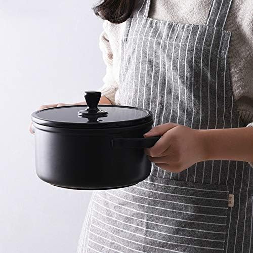 HKGFAYO セラミックシチュー鍋調理鍋調理器具セラミックスープ鍋キッチン調理セラミック廃人ポット固形スープ鍋ホットシチュー鍋キャ