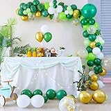 globo verde limon 🍰Globos de cumpleaños montaje fácil:Puedes con un inflador de mano se hinchan muy rápido.Para los globos de confeti, después de inflarlos,límpielos suavemente con una toalla o cabello para generar electricidad estática,y luego el papel de color se adherirá uniformemente a la pared del globo. El kit de globos selva decoración cumpleaños niño viene con una cadena de globos, puedes hacer la forma que quieras.