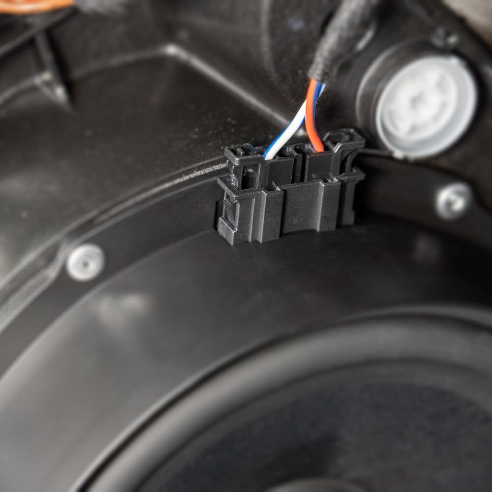 Option Kit de haut-parleurs compatibles avec VW Tiguan (2ème génération, année de construction 2016-2023) avec isolation et outils – 100 % Plug & Play Haut-parleur à compost de 18 cm