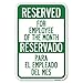 Reserved for Employee of The Month - Reservado para El Empleado Del Mes | 12