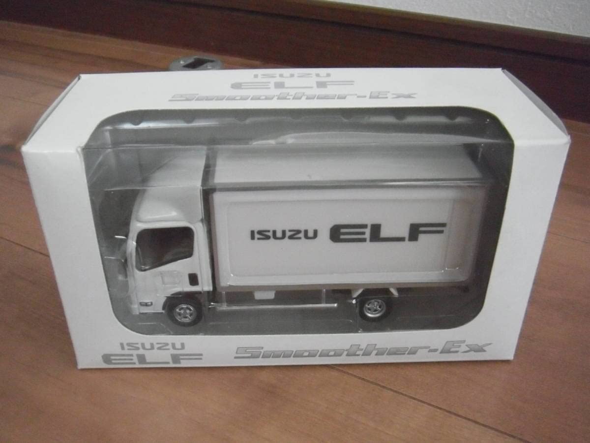 Amazon | いすゞ エルフ ミニカー トラック 白 ホワイト ISUZU ELF 