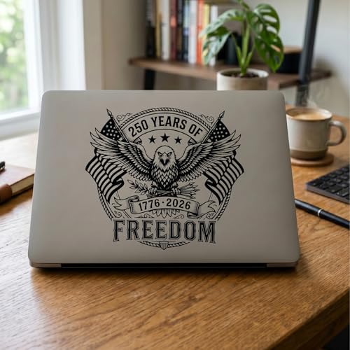 Image of 2-Piece USA 250th Anniversary Patriotic Car Decal
