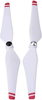 Lâminas de hélice de drone, hélice de drone bem balanceada e ecologicamente correta Alta dureza para uso profissional para drone(Branco + vermelho)