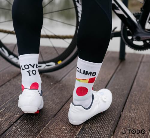 Image of TODO PRO Cycling Socks - Breathable Bike Socks for Men and Women