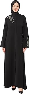 Abaya for Hijab Women's | Casual Zippered Pockets Maxi Size Long İslamic Abayas Dress | Muslim Women Prayer Clothes