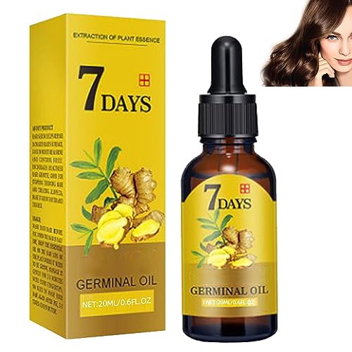 KOAHDE Sérum de Croissance des Cheveux au Gingembre - Pousse Rapide avec Huiles Essentielles, 20ML