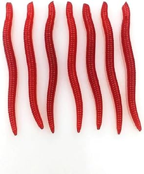 20 Pieces-scented-silicone Fish Bait-real Looking-fake Artificial Worm