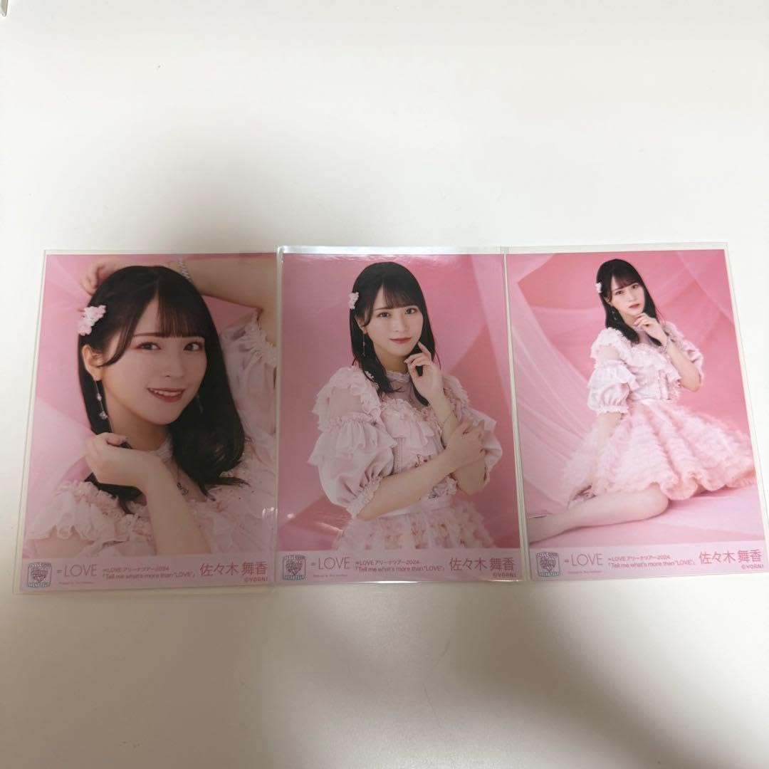 ＝LOVE 佐々木舞香 生写真 ピンキー衣装 コンプ②
