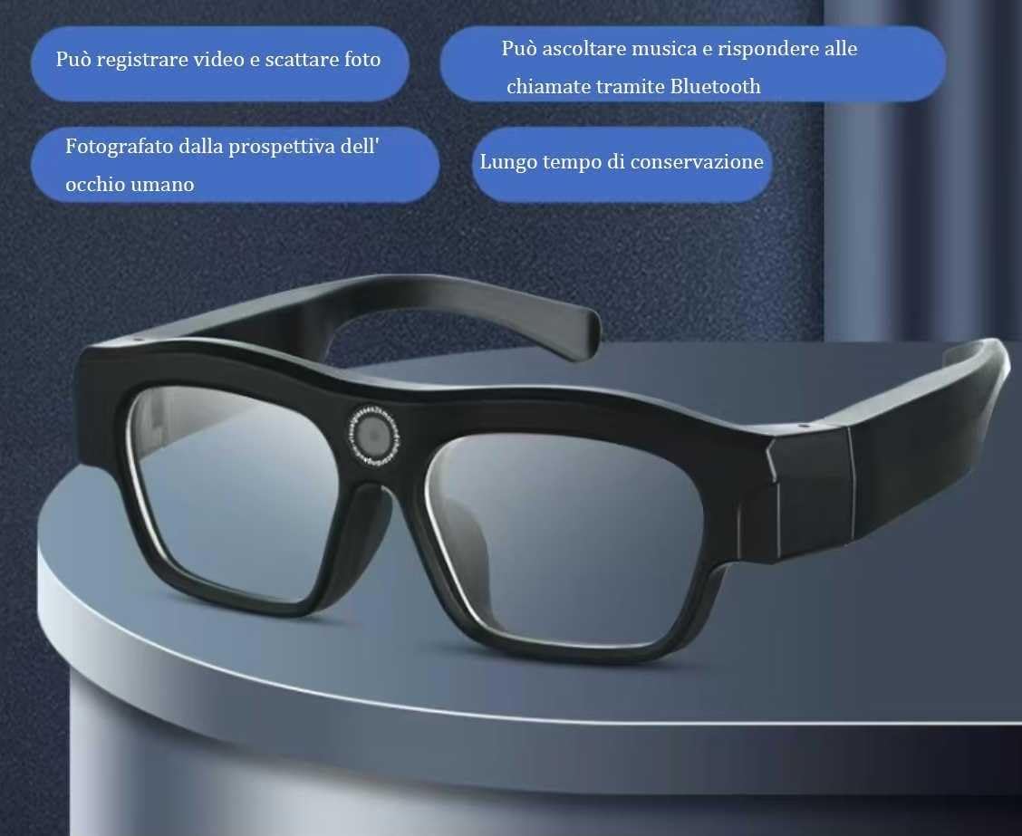 Okulary przeciwsłoneczne, kamera wideo HD 1080p, inteligentne okulary, przenośny rejestrator wideo do uprawiania sportu, kamera szpiegowska, okulary bezprzewodowe, mini kamera bezpieczeństwa w domu
