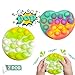 Giocattolo Fidget Sensoriale Pop Bubble,2 pcs Palla Antistress in in Silicone Alimentare,Giocattolo Sensoriale Spremere,Pop It Palla a Bolle 3D Morbida per Bambini e Adulti Affetti da Autismo