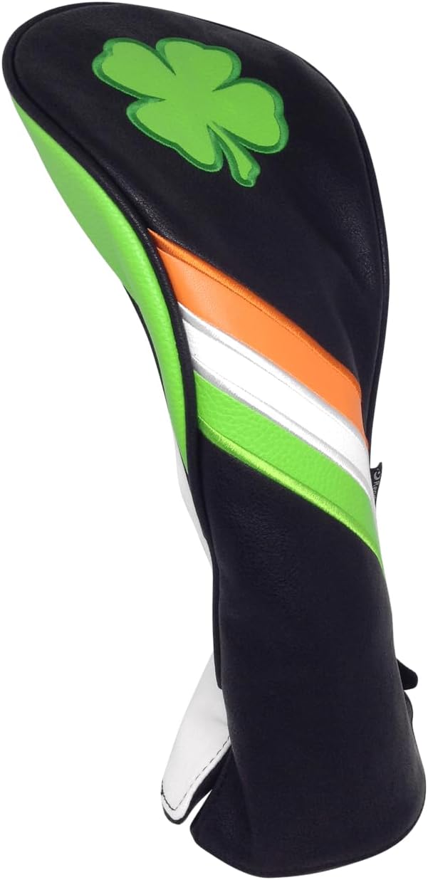Irish Shamrock Embroidered Headcover by ReadyGOLF - Driver