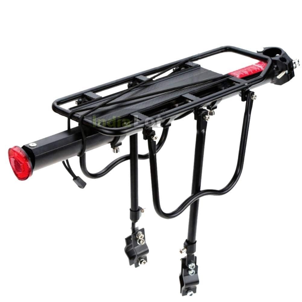 CYBIC Cycle Carrier Aluminum Alloy Adjustable Rear Rack | Universal Fit for 26-Inch Bicycles | 110 Lbs Load Capacity | Quick Release | Reflector | Side Guards | Heavy-Duty Build-image-23