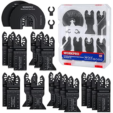 Lames de Scie Oscillantes WORKPRO 22Pcs Cover