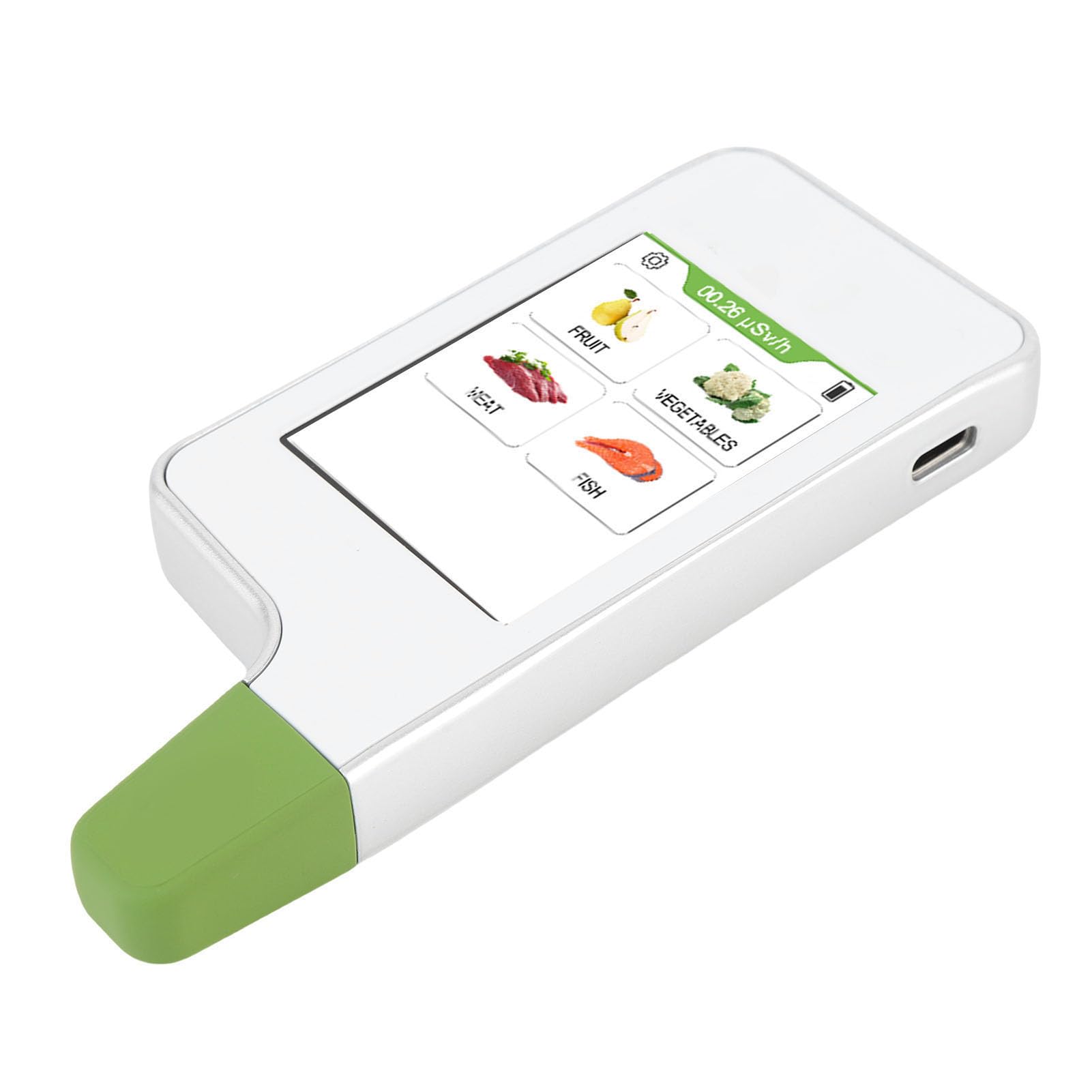 Detector de Alimentos, Probador de Nitrato de Alimentos Digital 0-9999 MG/kg Seguro Preciso con Batería de Gran Capacidad para Carne de Pescado