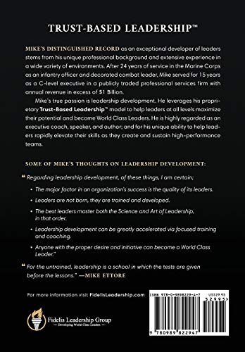 Trust-Based Leadership: Marine Corps Leadership Concepts for Today's Business Leaders - Image 2