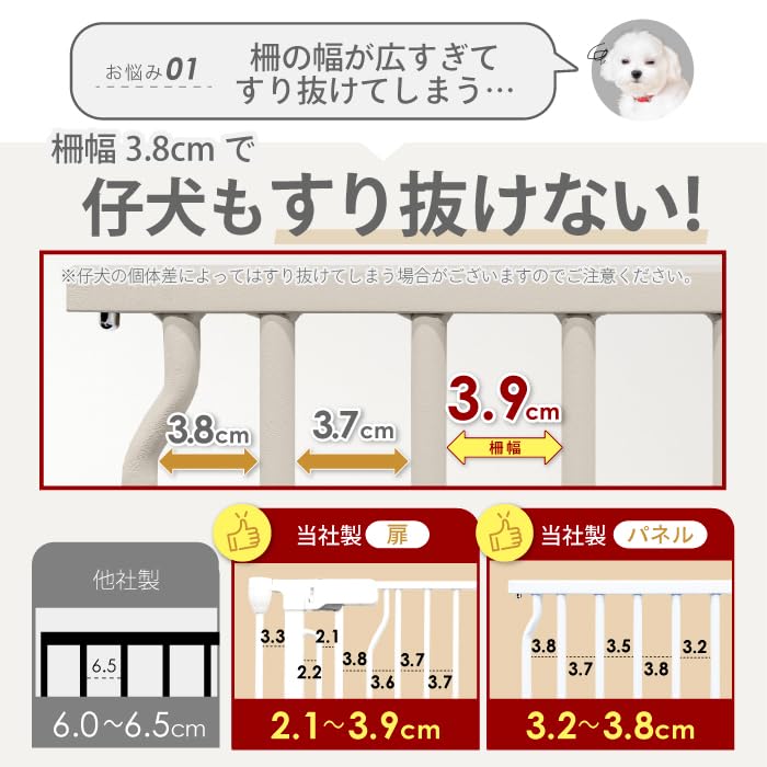 Amazon | 脱走できない大改良 ペットサークル 【8枚セット】 犬 ペット