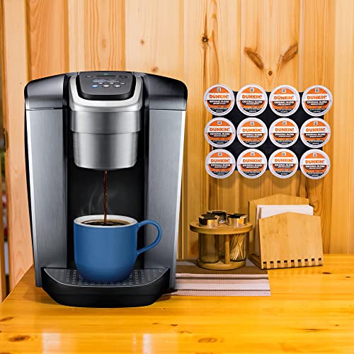 Adhesive Wall Mounted 12 Slot Coffee Pod Holder And Organizer. Space Saving Storage Rack Compatible With K Cups Saves Room In Drawers, Cupboards And Counters To Keep Coffee Station And Kitchen Neat #TOP3