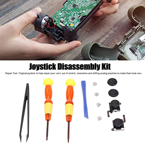 Kit de reparo do controlador, kit de desmontagem de joystick, vestível de reposição para manopla de