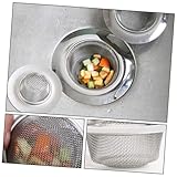 DOITOOL Crépine Évier Ronde Maille Acier Inoxydable Non Magnétique pour Cuisine Et Sall...